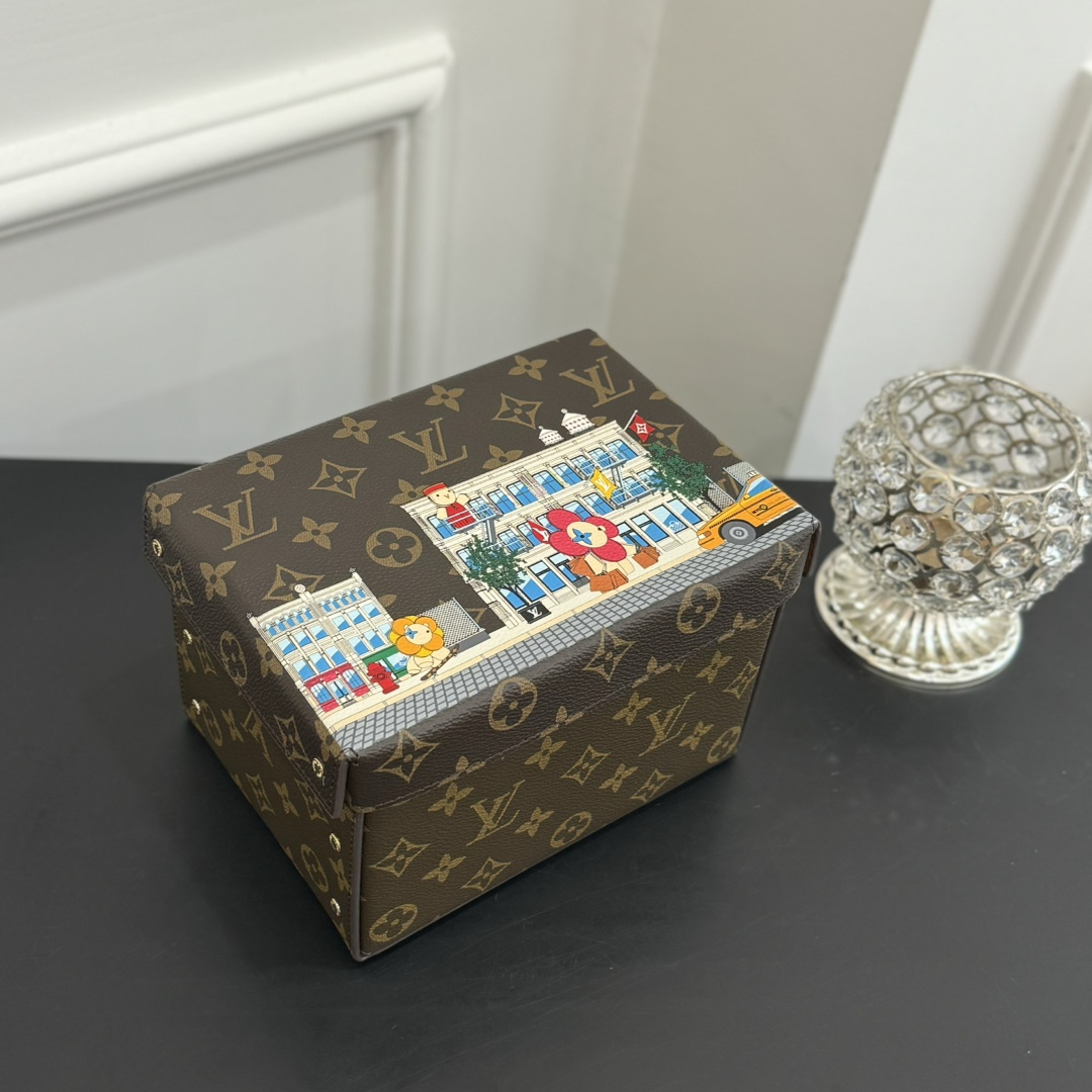 ルイヴィトン ボックス 新作 Louis Vuitton カードボード ボックス ダークブラウン GI0938 モノグラム・キャンバス 202406537 - 画像 (5)