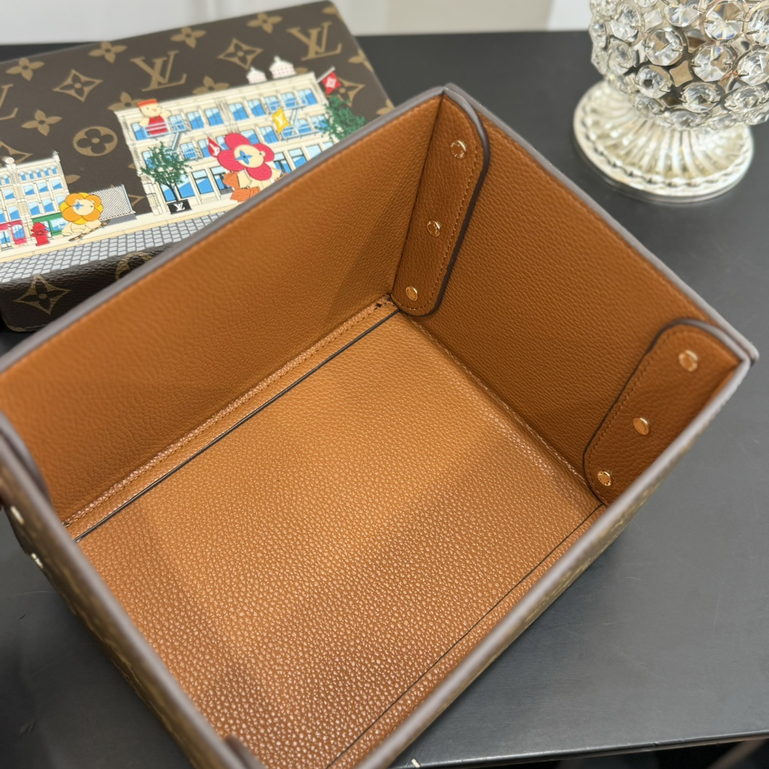 ルイヴィトン ボックス 新作 Louis Vuitton カードボード ボックス ダークブラウン GI0938 モノグラム・キャンバス 202406537 - 画像 (3)