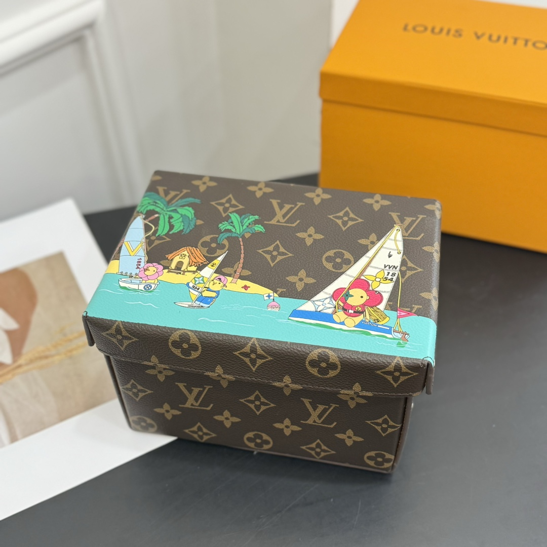 ルイヴィトン ボックス 新作 Louis Vuitton カードボード ボックス ダークブラウン GI0938 モノグラム・キャンバス 202406538 - 画像 (9)