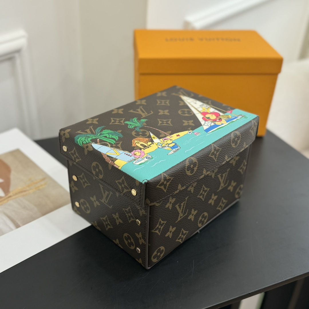 ルイヴィトン ボックス 新作 Louis Vuitton カードボード ボックス ダークブラウン GI0938 モノグラム・キャンバス 202406538 - 画像 (8)
