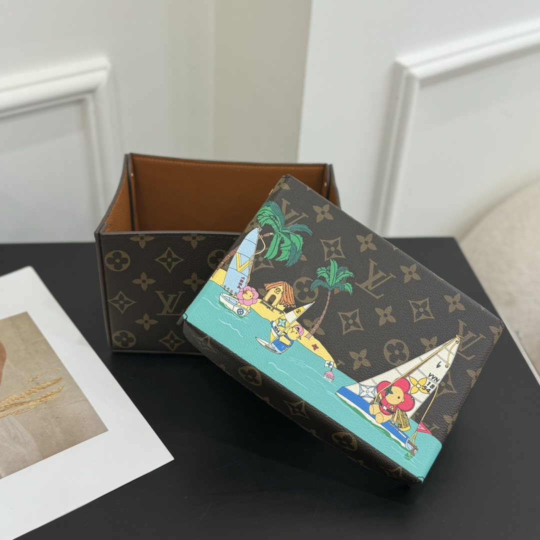 ルイヴィトン ボックス 新作 Louis Vuitton カードボード ボックス ダークブラウン GI0938 モノグラム・キャンバス 202406538 - 画像 (7)
