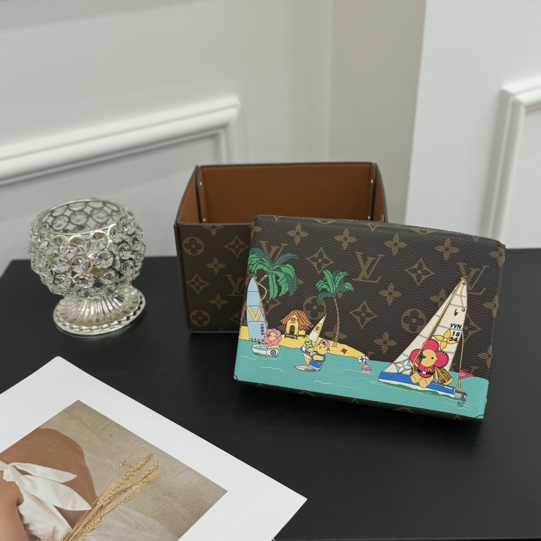 ルイヴィトン ボックス 新作 Louis Vuitton カードボード ボックス ダークブラウン GI0938 モノグラム・キャンバス 202406538 - 画像 (6)