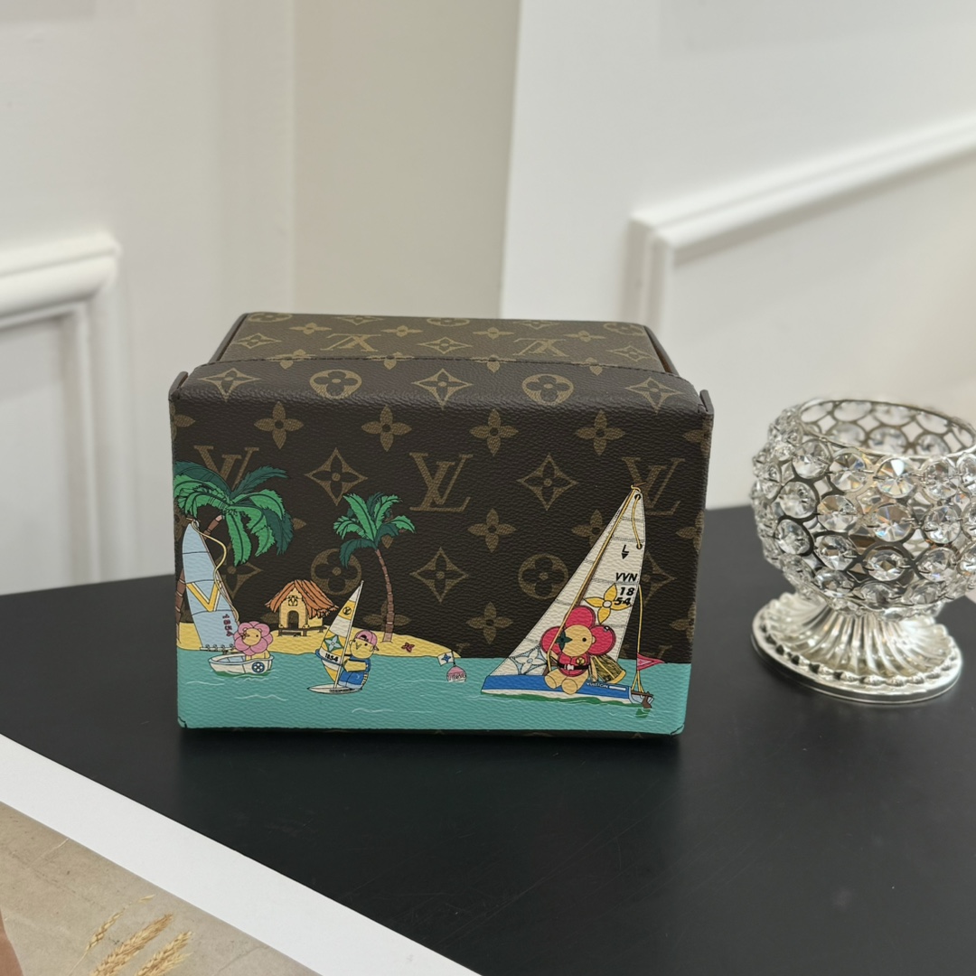 ルイヴィトン ボックス 新作 Louis Vuitton カードボード ボックス ダークブラウン GI0938 モノグラム・キャンバス 202406538 - 画像 (5)