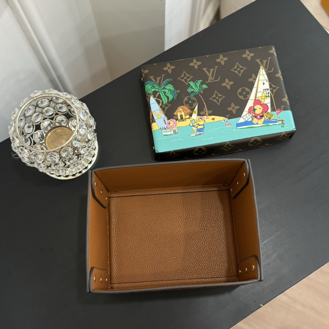 ルイヴィトン ボックス 新作 Louis Vuitton カードボード ボックス ダークブラウン GI0938 モノグラム・キャンバス 202406538 - 画像 (3)