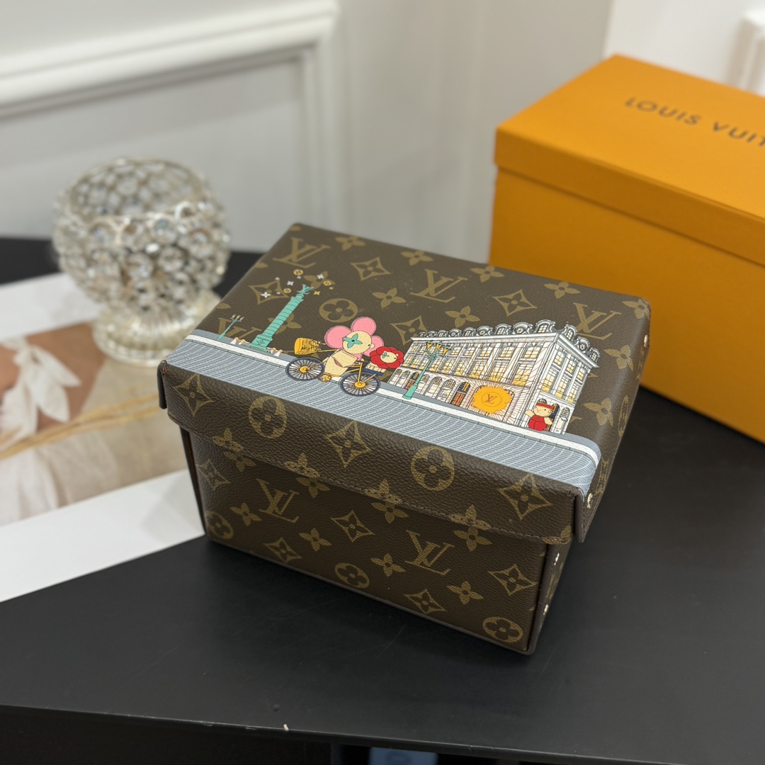 ルイヴィトン ボックス 新作 Louis Vuitton カードボード ボックス ダークブラウン GI0938 モノグラム・キャンバス 202406542 - 画像 (9)