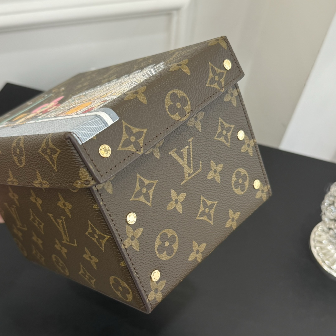 ルイヴィトン ボックス 新作 Louis Vuitton カードボード ボックス ダークブラウン GI0938 モノグラム・キャンバス 202406542 - 画像 (7)