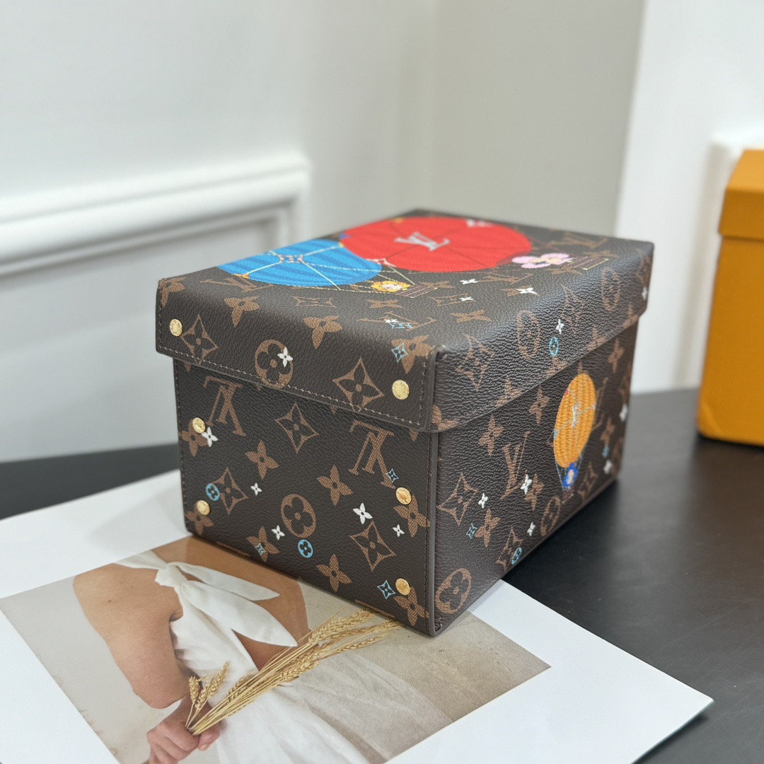 ルイヴィトン ボックス 新作 Louis Vuitton カードボード ボックス ダークブラウン GI0938 モノグラム・キャンバス 202406543 - 画像 (7)