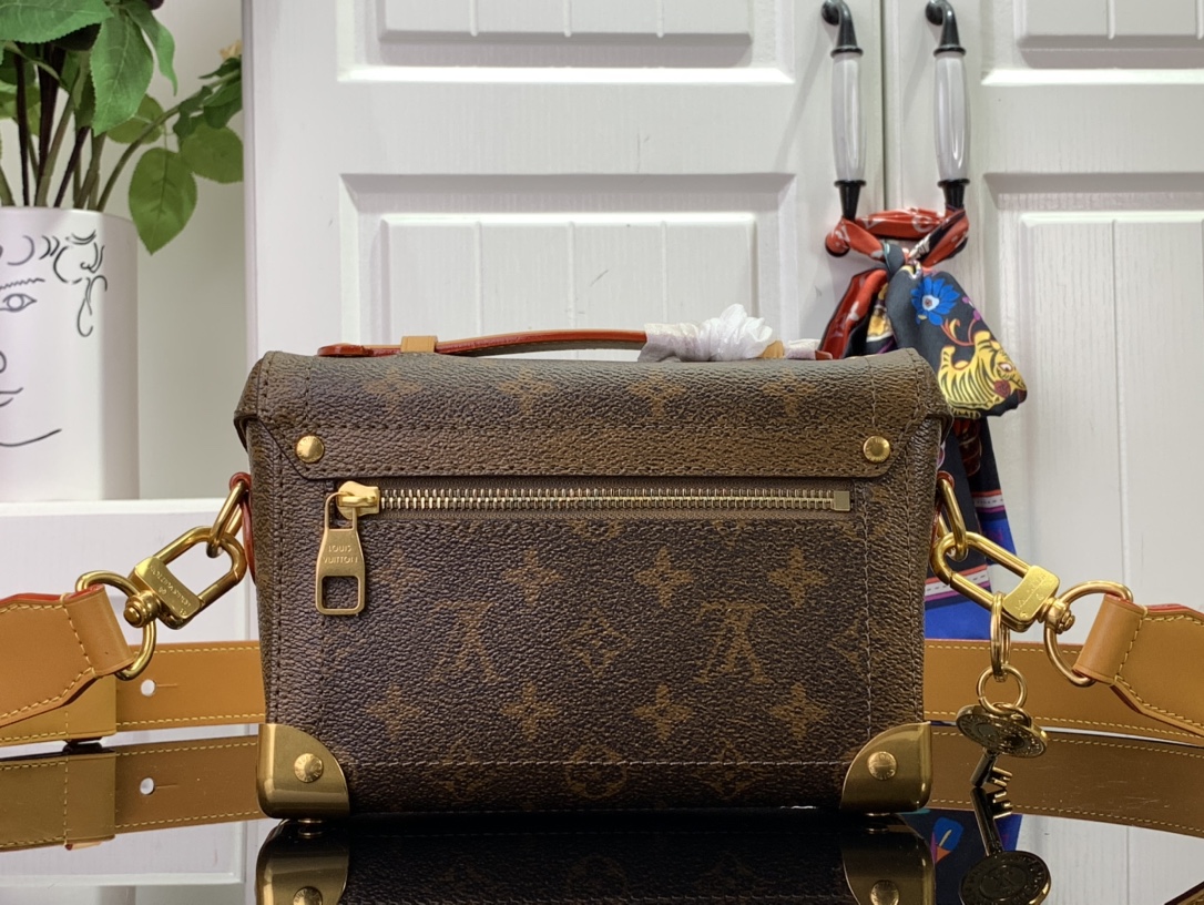 ルイヴィトン ボックス 新作 Louis Vuitton ソウル・トランク ダークブラウン M11535 モノグラム・キャンバス ゴールド金具 - 画像 (8)