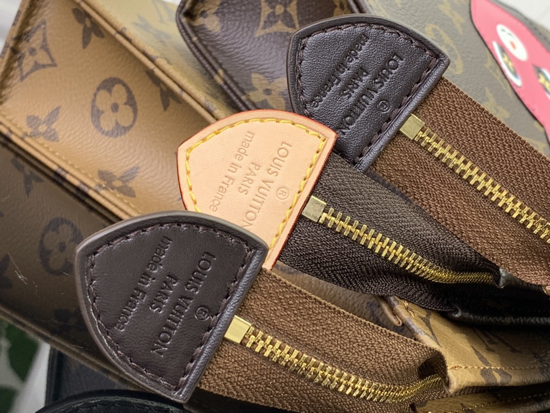 ルイヴィトン ポーチ 新作 Louis Vuitton トリオ・ポッシュ・トワレ M11254 モノグラム・キャンバス ゴールド金具 - 画像 (5)