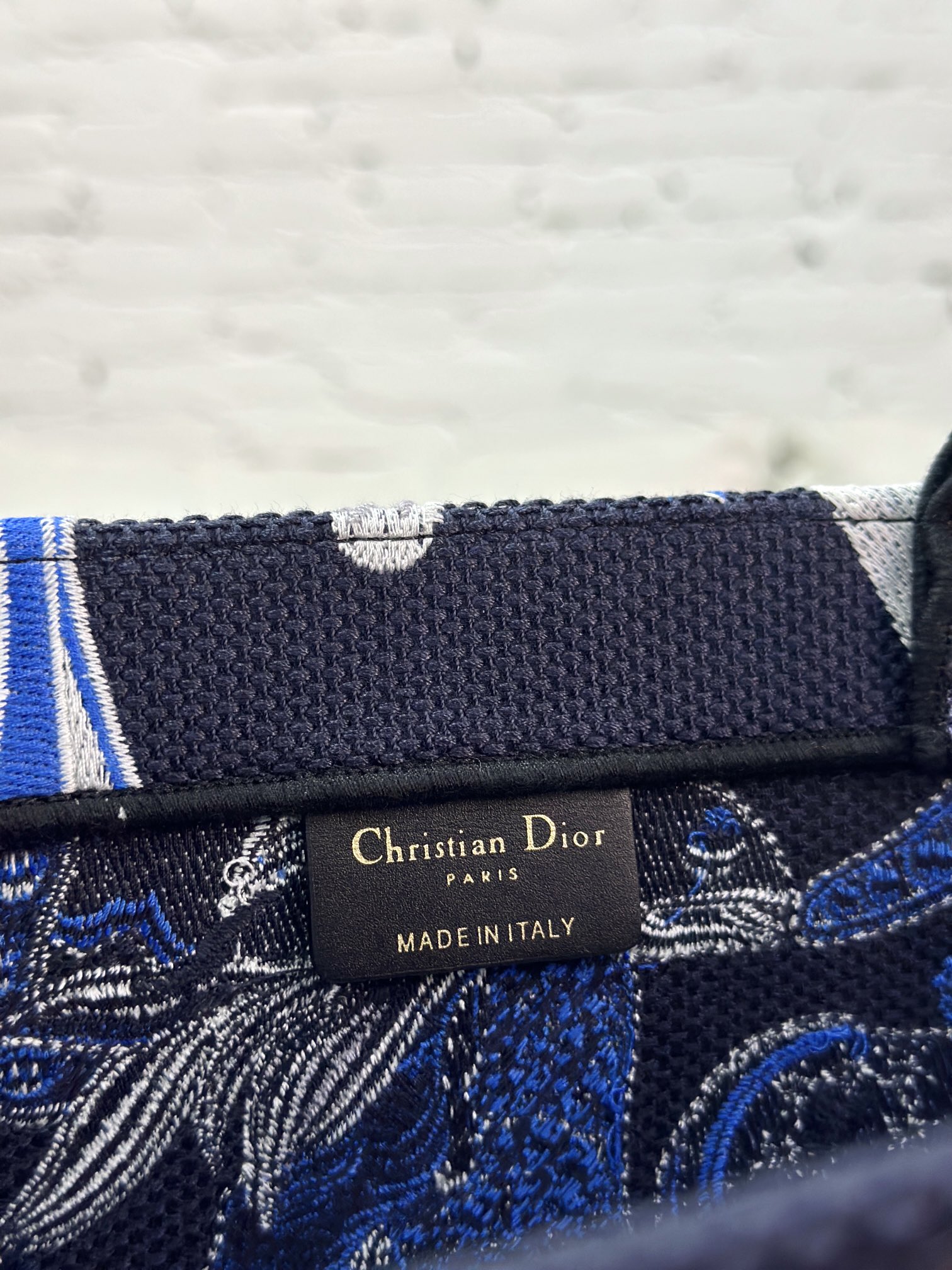 最高級ディオールスーパーコピー ディオールバッグコピー Dior Book Tote バッグ ラージ M1286ZTDT_M49E ブルー×ホワイト - 画像 (3)