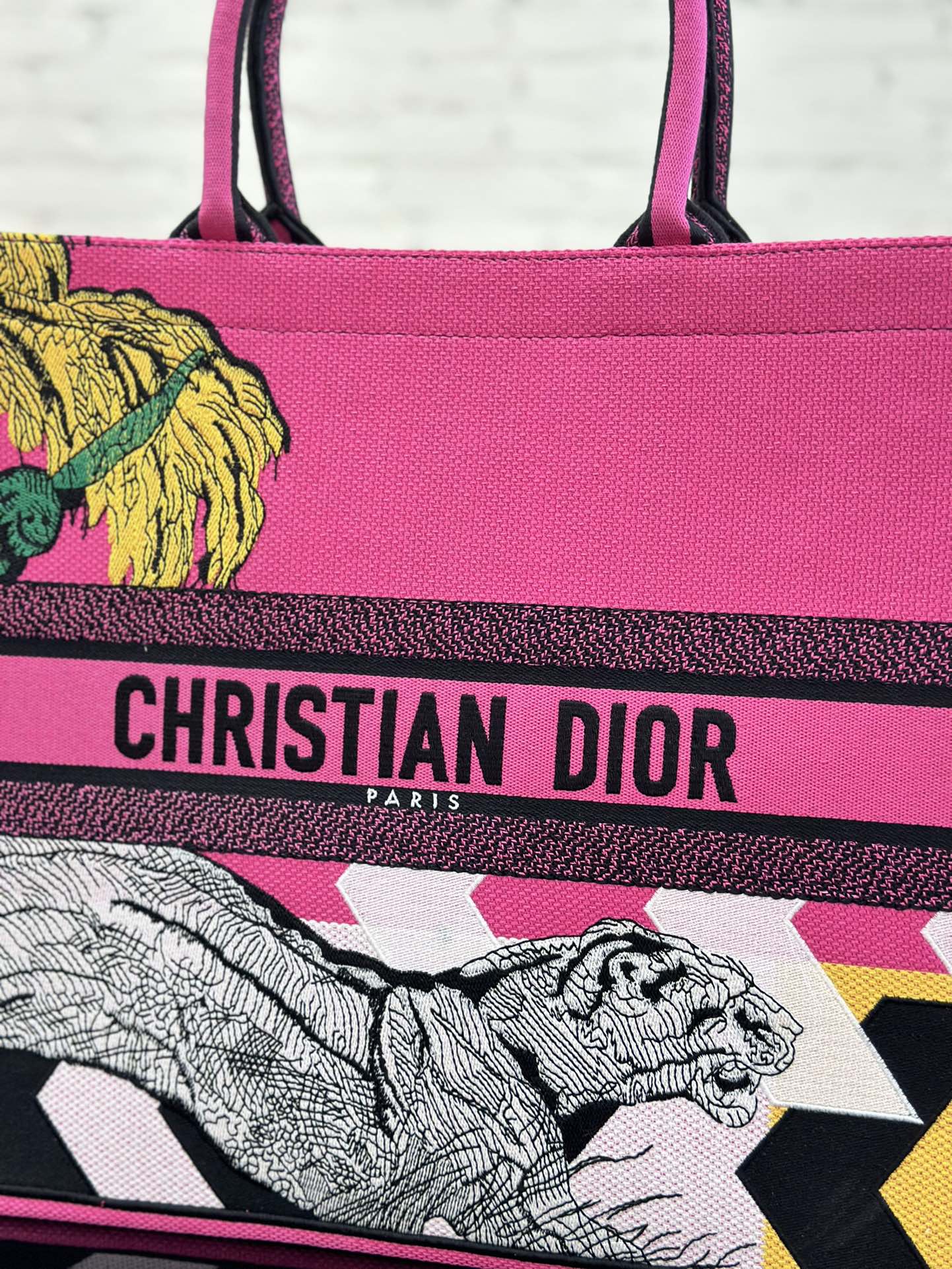 最高級ディオールスーパーコピー ディオールバッグコピー Dior Book Tote バッグ ラージ M1286ZTDT_M00N ディープピンク - 画像 (6)