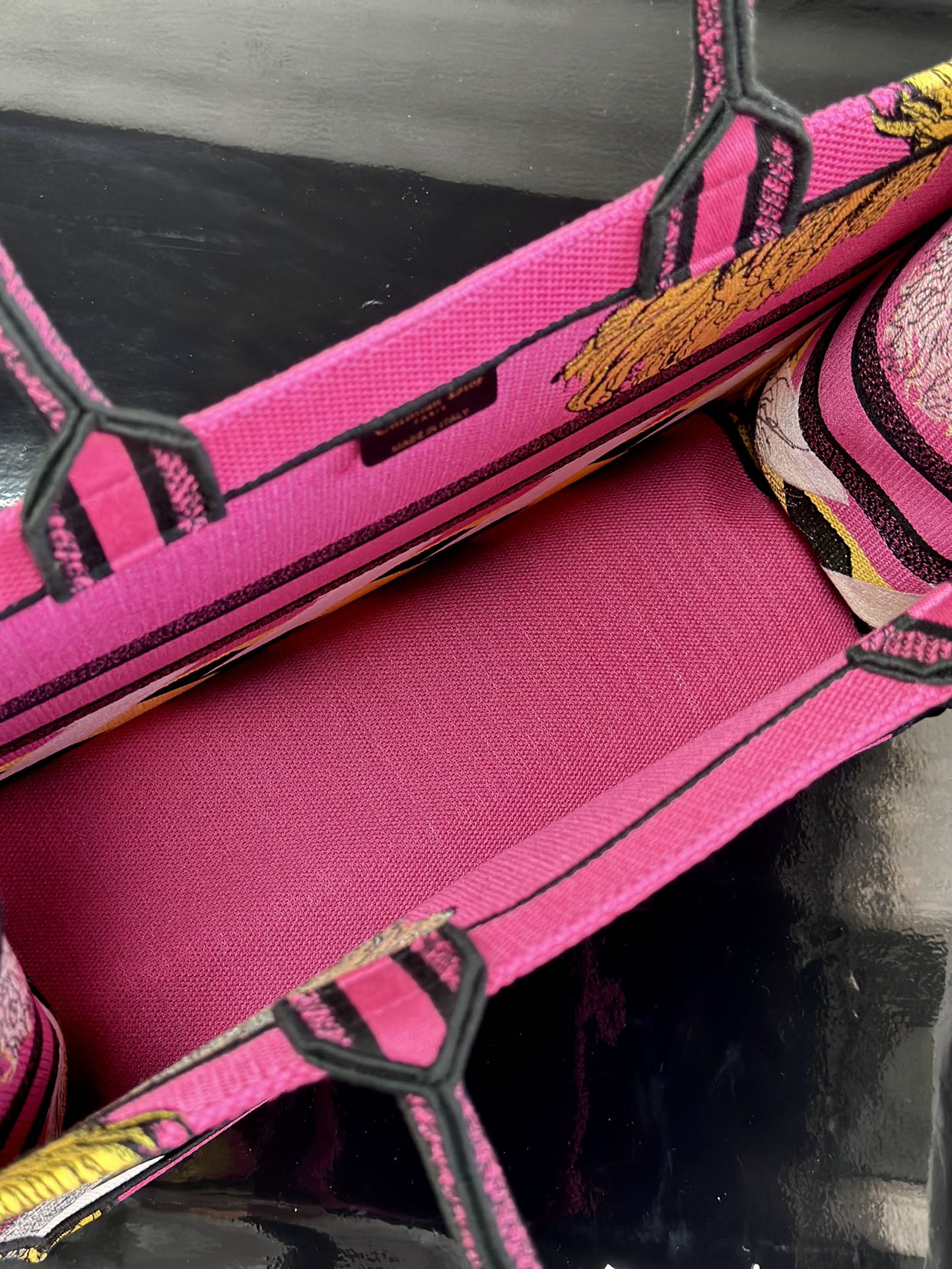 最高級ディオールスーパーコピー ディオールバッグコピー Dior Book Tote バッグ ラージ M1286ZTDT_M00N ディープピンク - 画像 (2)