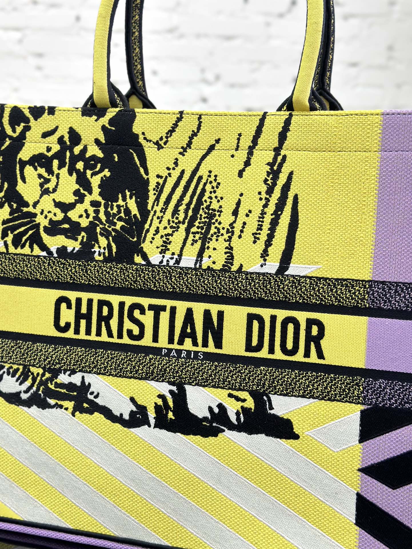 最高級ディオールスーパーコピー ディオールバッグコピー Dior Book Tote バッグ ラージ M1286ZTDT_M02I イエロー - 画像 (6)