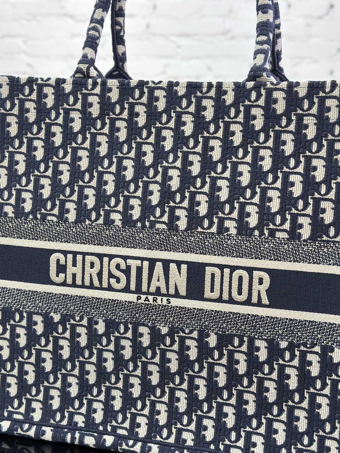 最高級ディオールスーパーコピー ディオールバッグコピー Dior Book Tote バッグ ラージ M1286ZRIW_M20I ブルー×ホワイト - 画像 (6)