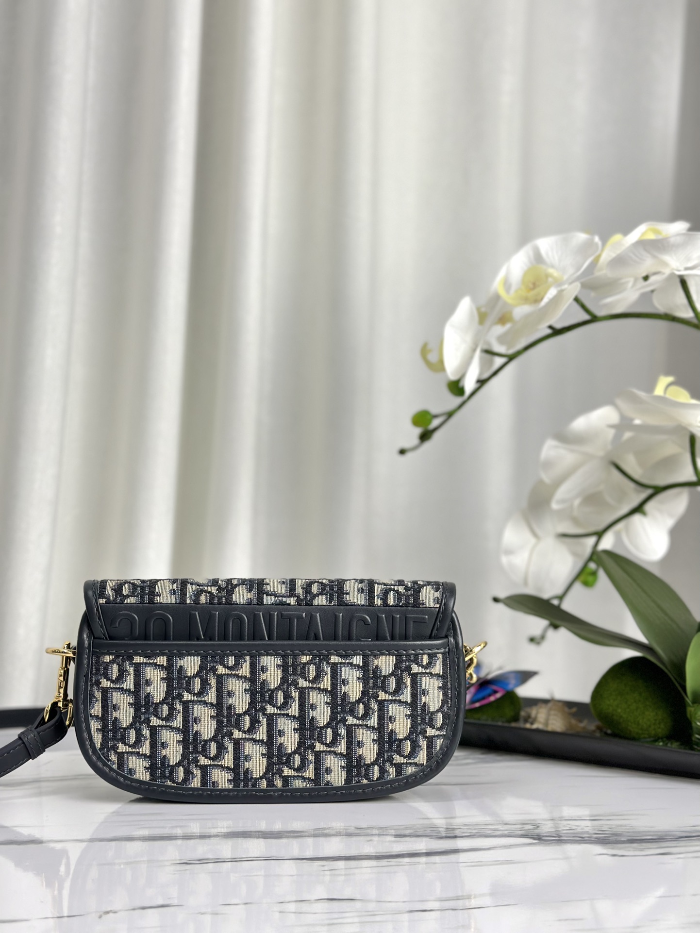 最高級ディオールスーパーコピー ディオールバッグコピー Dior Bobby East-West バッグ M9327UMOL_M928 ブルー ゴールド金具 - 画像 (8)
