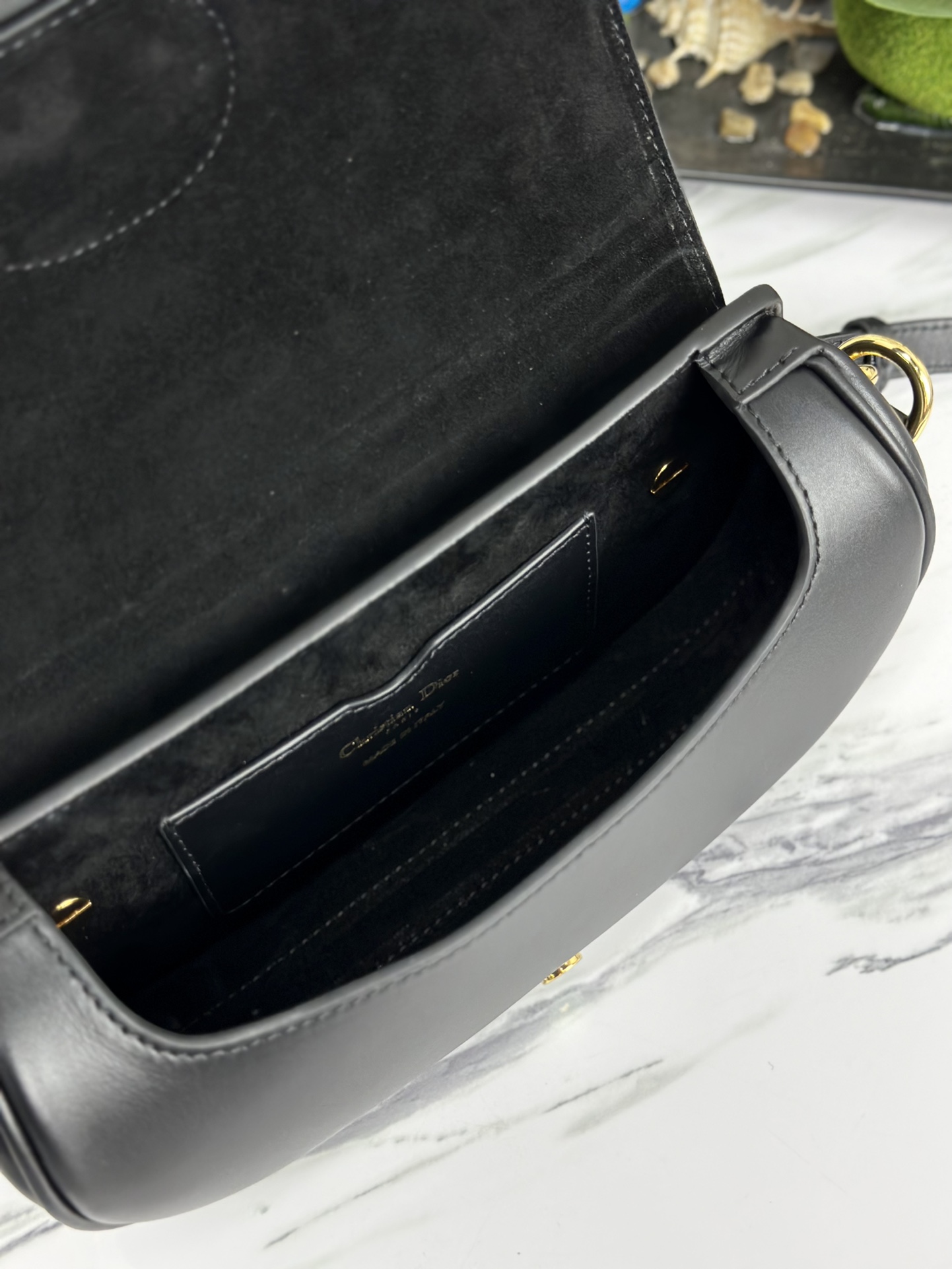 最高級ディオールスーパーコピー ディオールバッグコピー Dior Bobby East-West バッグ M9327UMOL_M900 黒 ブラック ゴールド金具 - 画像 (2)