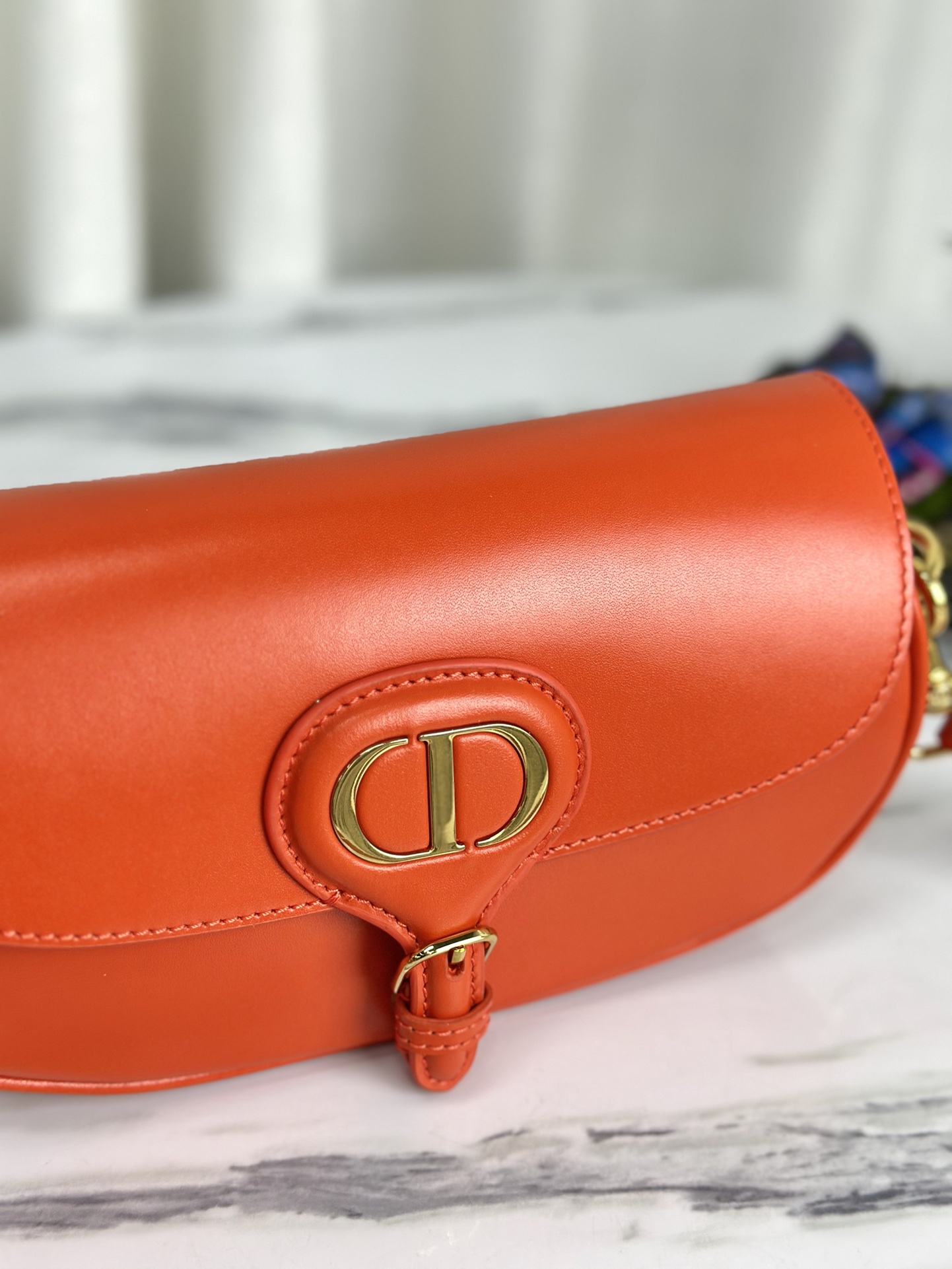最高級ディオールスーパーコピー ディオールバッグコピー Dior Bobby East-West バッグ M9327UMOL_M68E オレンジ ゴールド金具 - 画像 (7)