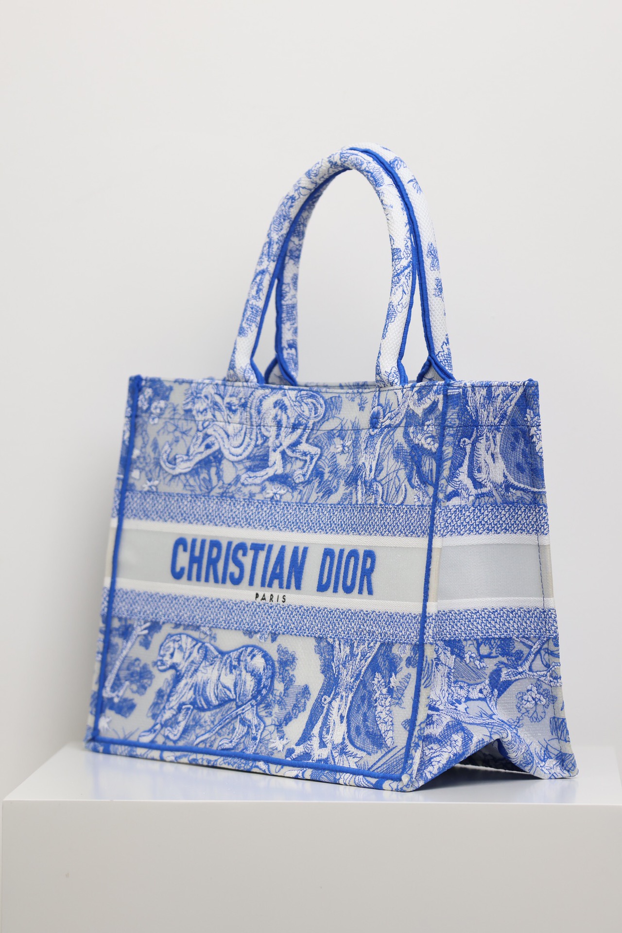 最高級ディオールスーパーコピー ディオールバッグコピー Dior Book Tote バッグ ミディアム M1296ZEGC_M23B ブルー - 画像 (9)