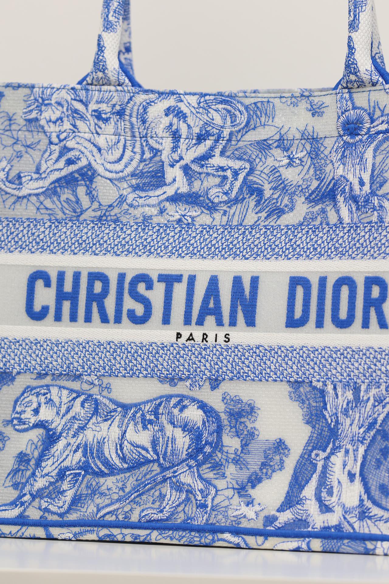最高級ディオールスーパーコピー ディオールバッグコピー Dior Book Tote バッグ ミディアム M1296ZEGC_M23B ブルー - 画像 (7)