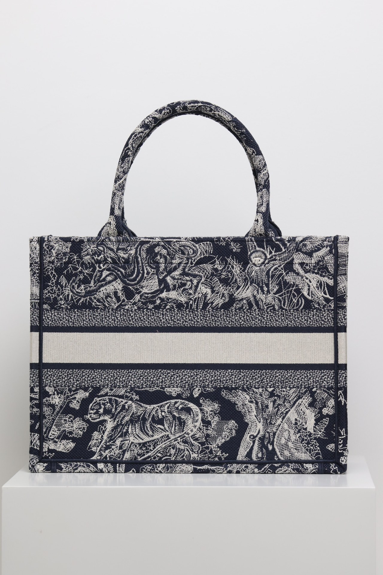 最高級ディオールスーパーコピー ディオールバッグコピー Dior Book Tote バッグ ミディアム M1296ZRGO_M35I ブルー×ホワイト - 画像 (8)
