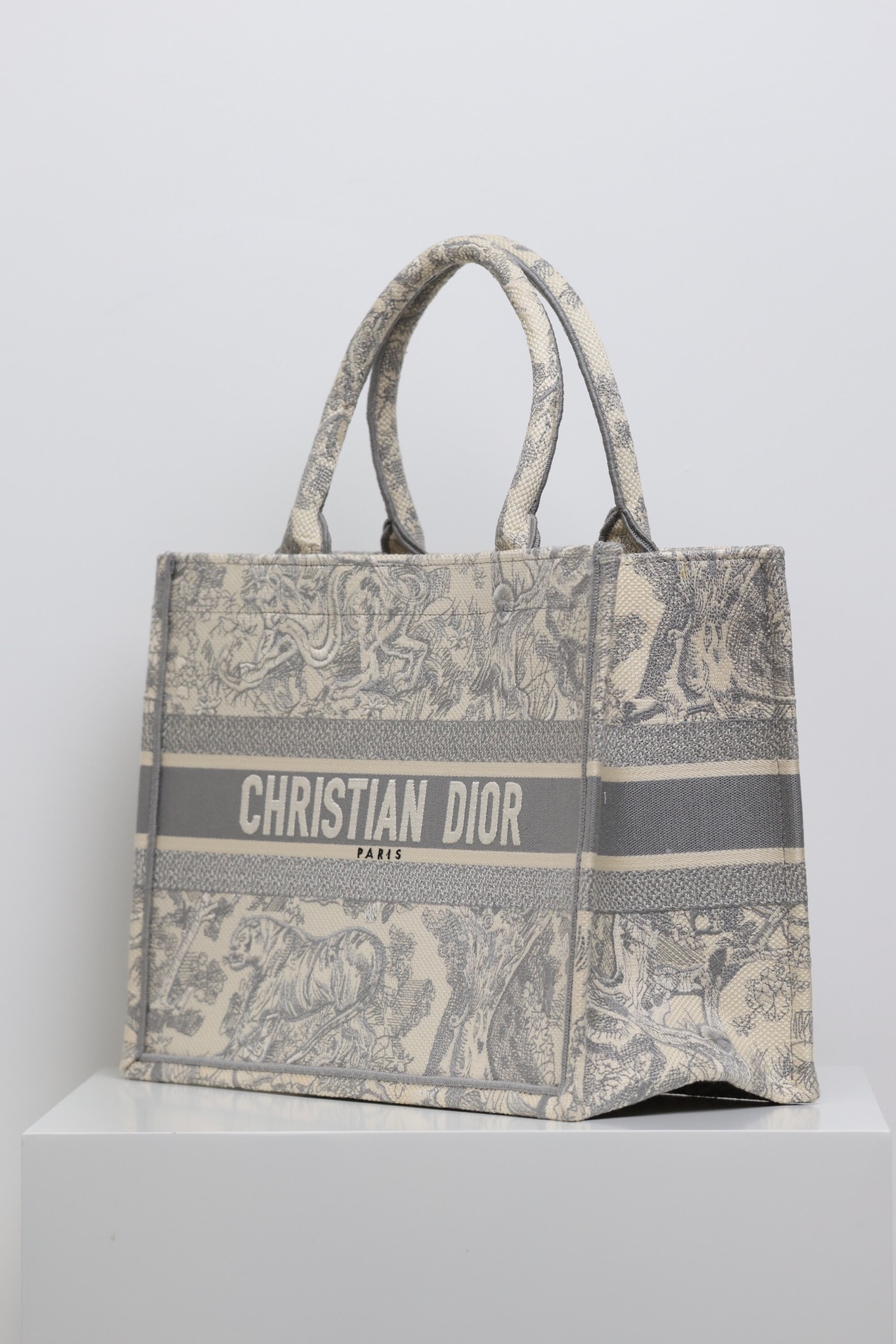 最高級ディオールスーパーコピー ディオールバッグコピー Dior Book Tote バッグ ミディアム M1296ZTDT_M20I ブルー×グレー - 画像 (9)