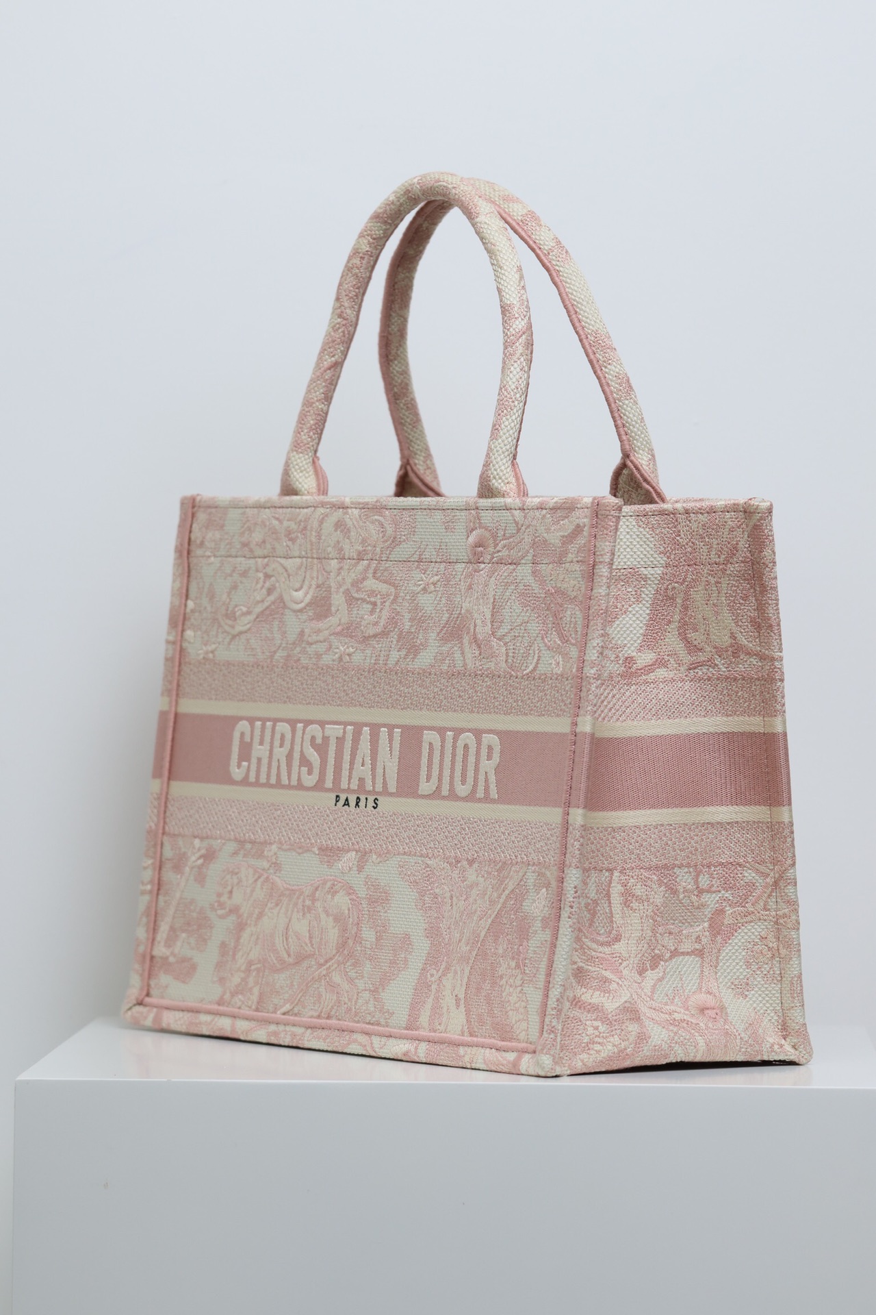 最高級ディオールスーパーコピー ディオールバッグコピー Dior Book Tote バッグ ミディアム M1296ZTDT_M31I ピンクベージュ系 - 画像 (9)