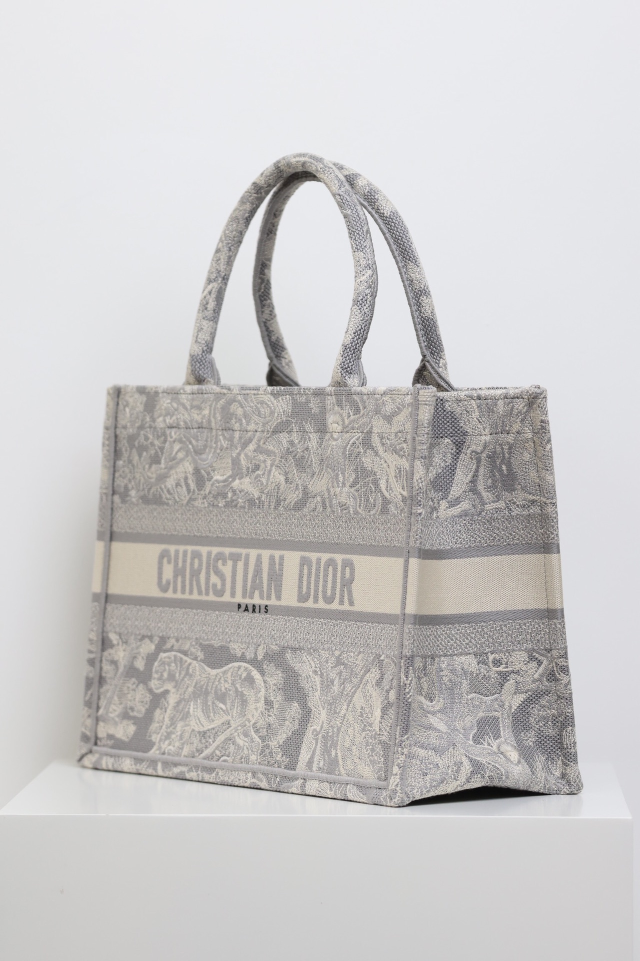最高級ディオールスーパーコピー ディオールバッグコピー Dior Book Tote バッグ ミディアム M1296ZRGO_M20I ブルー×グレー - 画像 (9)