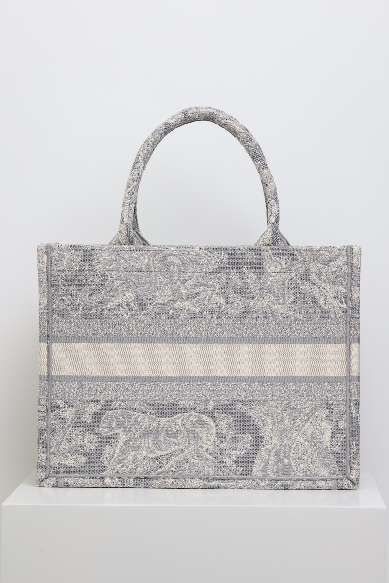 最高級ディオールスーパーコピー ディオールバッグコピー Dior Book Tote バッグ ミディアム M1296ZRGO_M20I ブルー×グレー - 画像 (8)