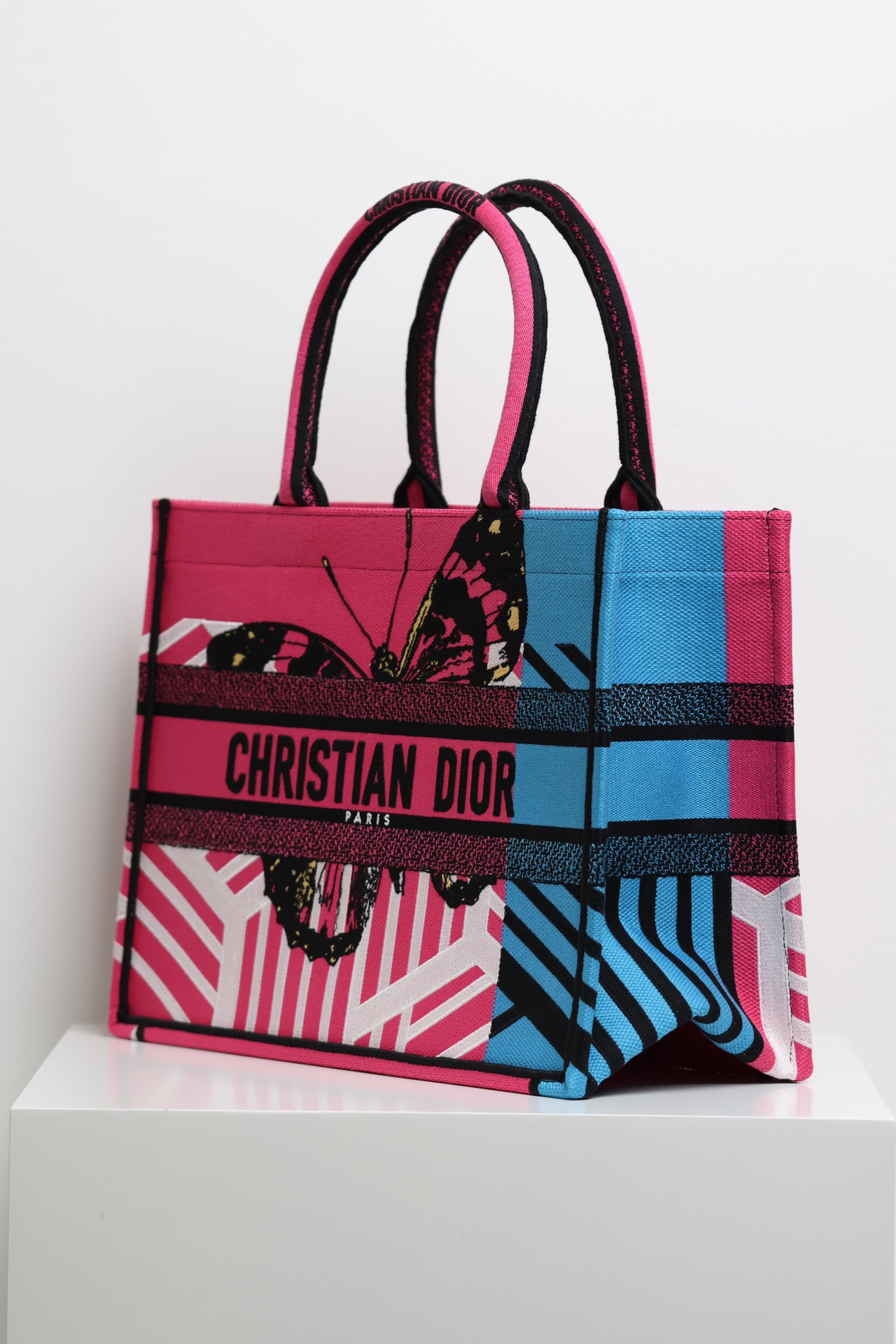 最高級ディオールスーパーコピー ディオールバッグコピー Dior Book Tote バッグ ミディアム M1296ZTDT_M03I ディープピンク - 画像 (9)