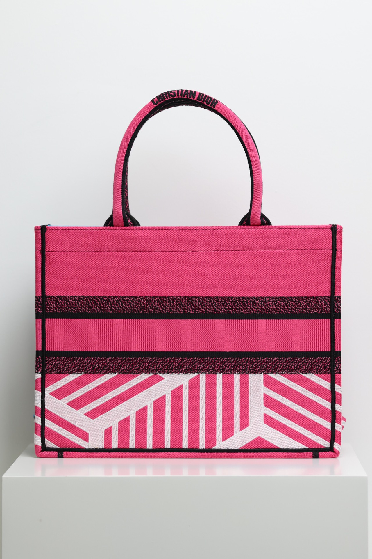 最高級ディオールスーパーコピー ディオールバッグコピー Dior Book Tote バッグ ミディアム M1296ZTDT_M03I ディープピンク - 画像 (8)