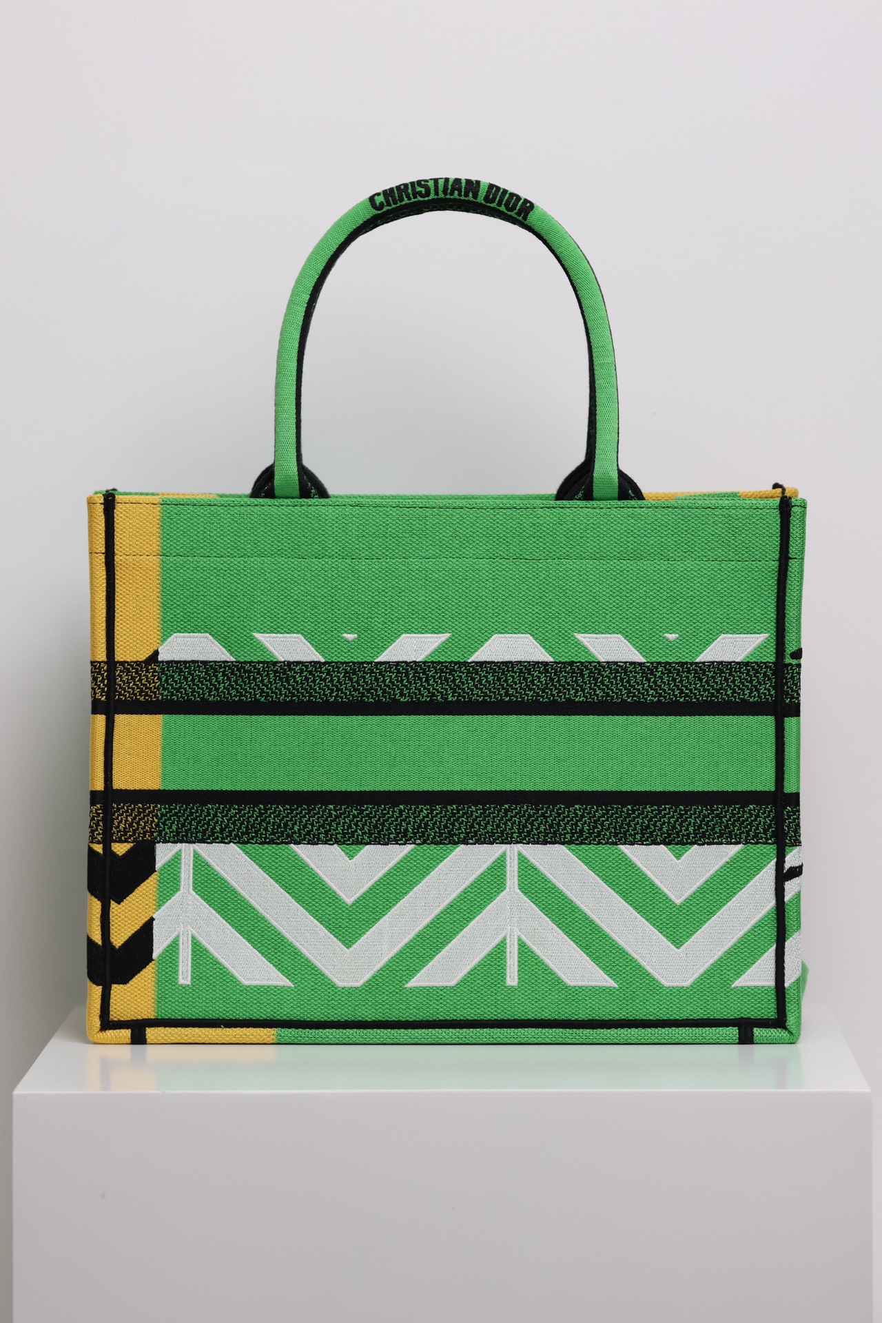 最高級ディオールスーパーコピー ディオールバッグコピー Dior Book Tote バッグ ミディアム M1296ZTDT_M66H グリーン - 画像 (8)