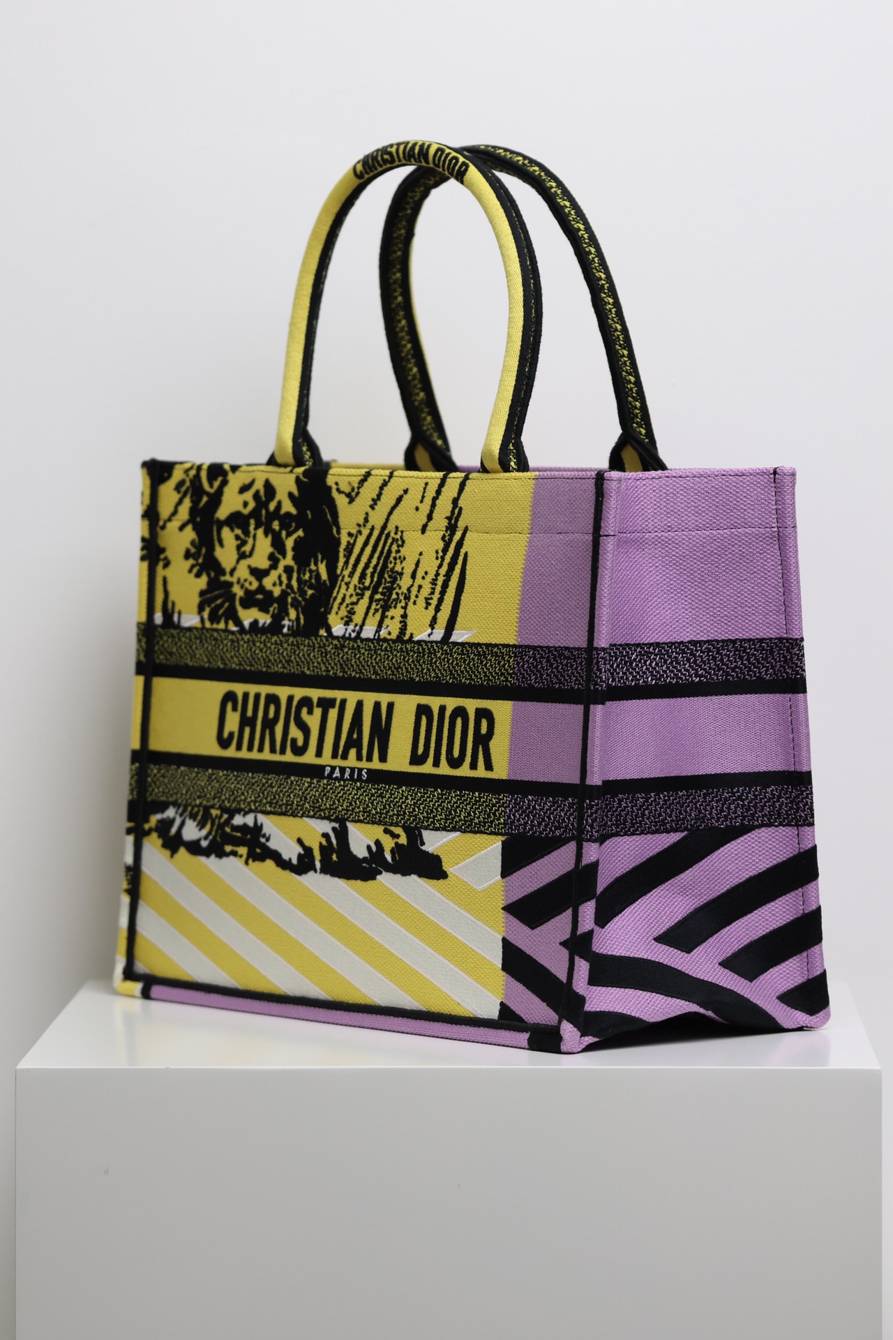 最高級ディオールスーパーコピー ディオールバッグコピー Dior Book Tote バッグ ミディアム M1296ZTDT_M02I イエロー - 画像 (9)