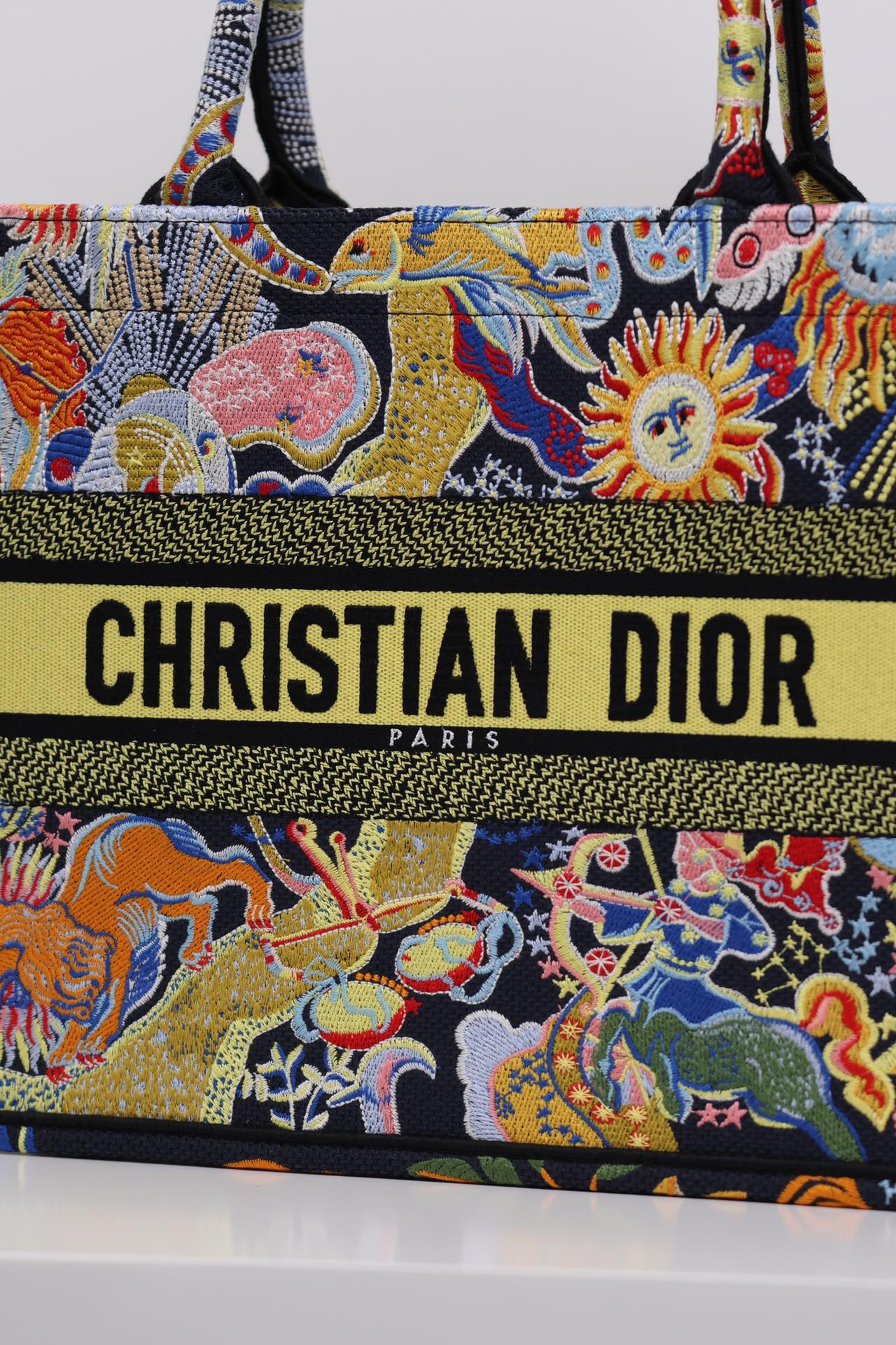 最高級ディオールスーパーコピー ディオールバッグコピー Dior Book Tote バッグ ミディアム M1296ZRIW_M800 マルチカラー - 画像 (7)