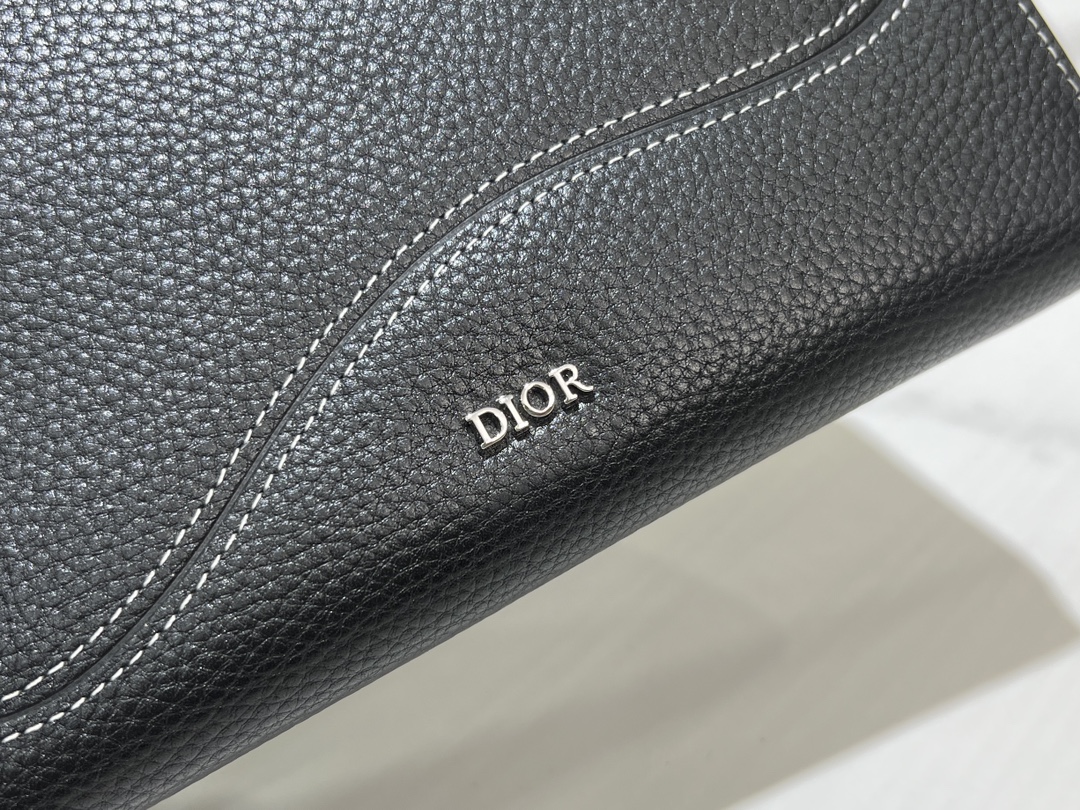最高級ディオールスーパーコピー ディオール長財布コピー Saddle ロングジップウォレット 2ADBC315YKK_H00N 黒 ブラック - 画像 (5)