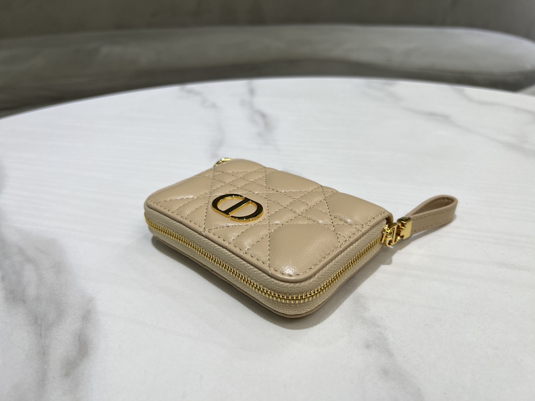 最高級ディオールスーパーコピー ディオール財布コピー Lady Dior Voyageur スモール ジップコインケース S0985ONMJ_M116 ベージュ - 画像 (9)