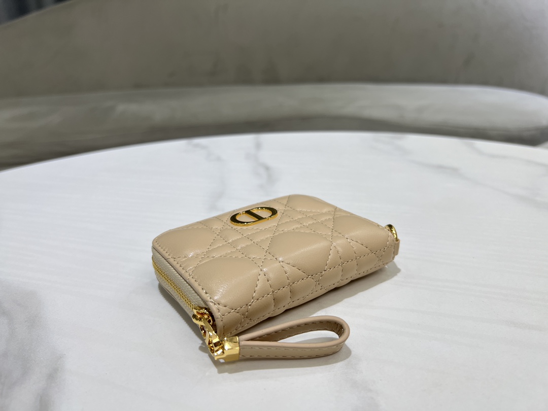 最高級ディオールスーパーコピー ディオール財布コピー Lady Dior Voyageur スモール ジップコインケース S0985ONMJ_M116 ベージュ - 画像 (8)