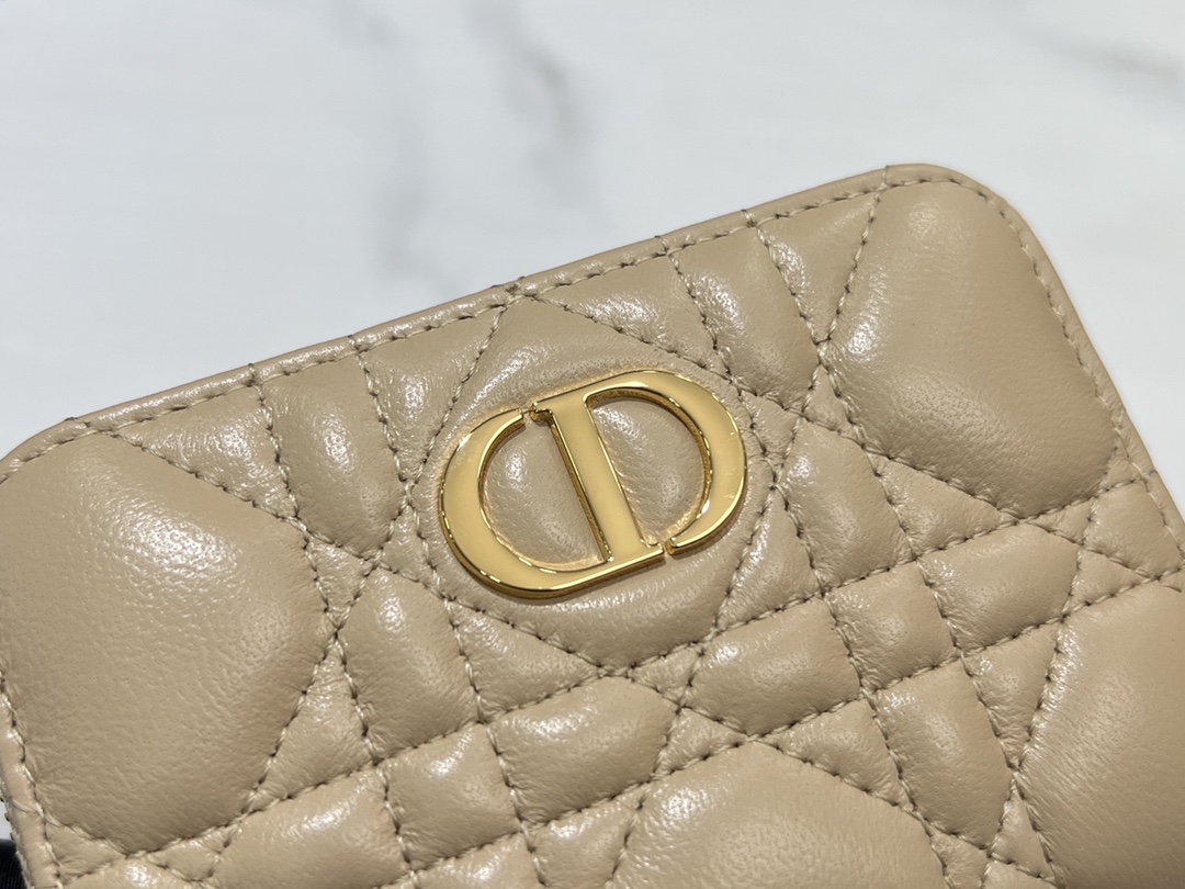最高級ディオールスーパーコピー ディオール財布コピー Lady Dior Voyageur スモール ジップコインケース S0985ONMJ_M116 ベージュ - 画像 (7)