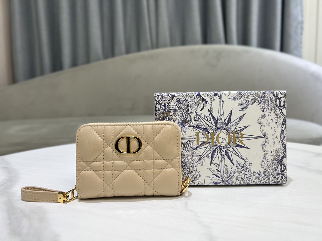 最高級ディオールスーパーコピー ディオール財布コピー Lady Dior Voyageur スモール ジップコインケース S0985ONMJ_M116 ベージュ - 画像 (5)