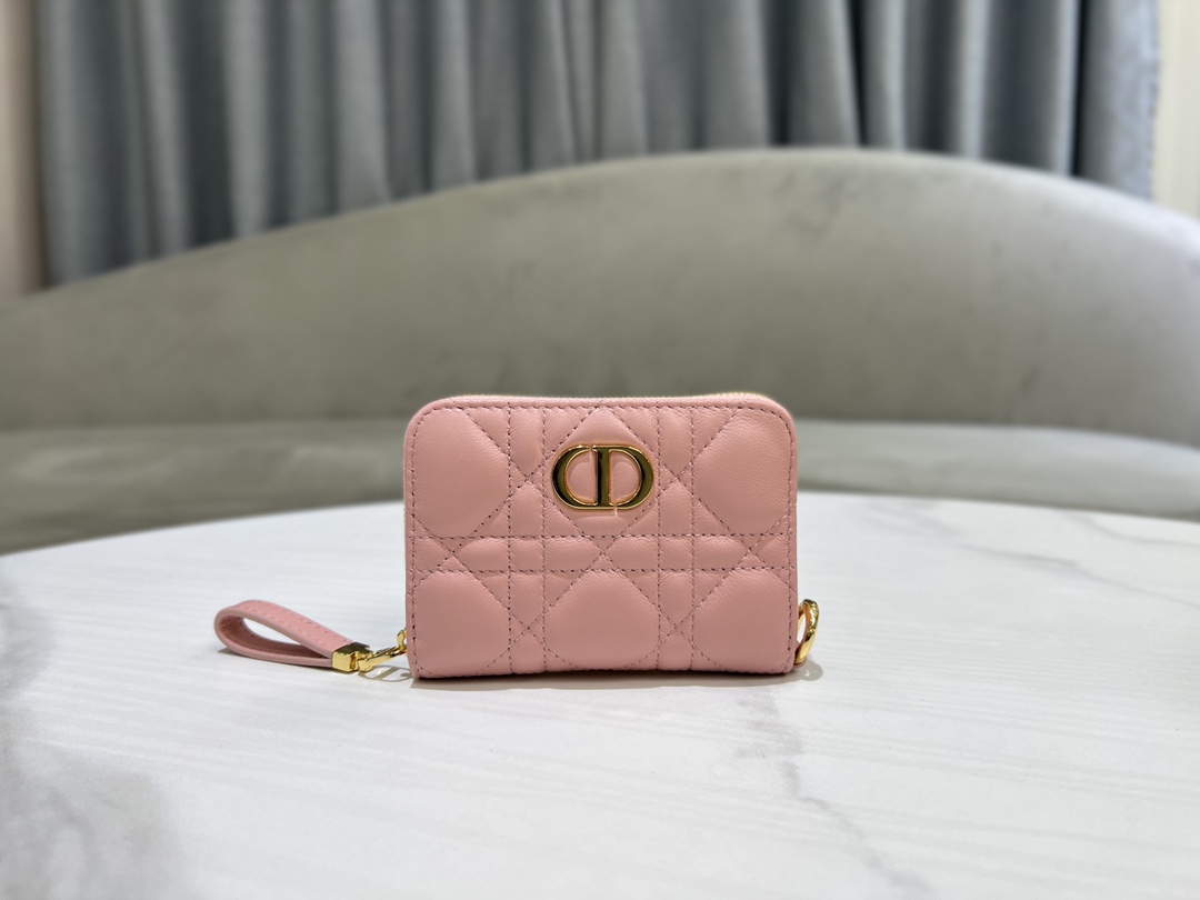 最高級ディオールスーパーコピー ディオール財布コピー Lady Dior Voyageur スモール ジップコインケース S0985ONMJ_M05N ピンク - 画像 (9)