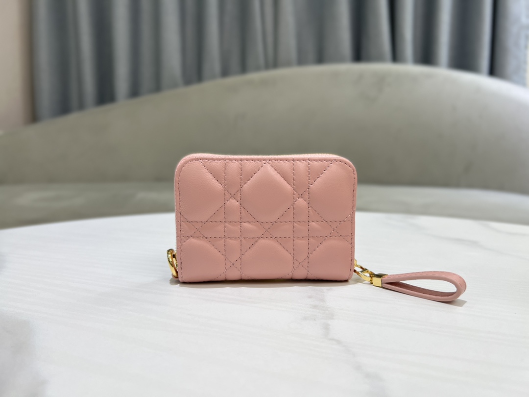 最高級ディオールスーパーコピー ディオール財布コピー Lady Dior Voyageur スモール ジップコインケース S0985ONMJ_M05N ピンク - 画像 (8)