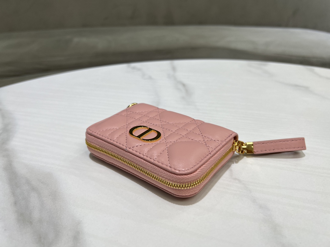 最高級ディオールスーパーコピー ディオール財布コピー Lady Dior Voyageur スモール ジップコインケース S0985ONMJ_M05N ピンク - 画像 (7)