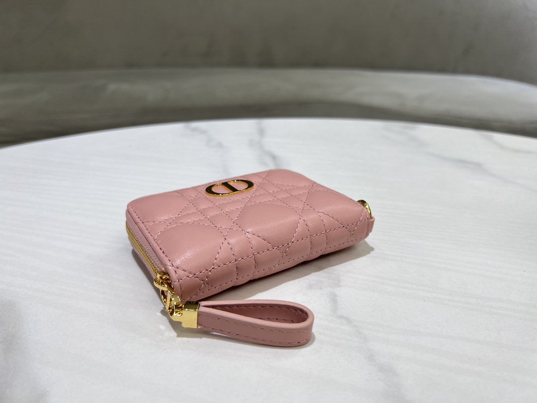 最高級ディオールスーパーコピー ディオール財布コピー Lady Dior Voyageur スモール ジップコインケース S0985ONMJ_M05N ピンク - 画像 (6)
