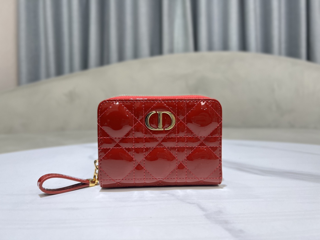 最高級ディオールスーパーコピー ディオール財布コピー Dior Caro Scarlet ウォレット S5032UWHC_M63R レッド - 画像 (9)