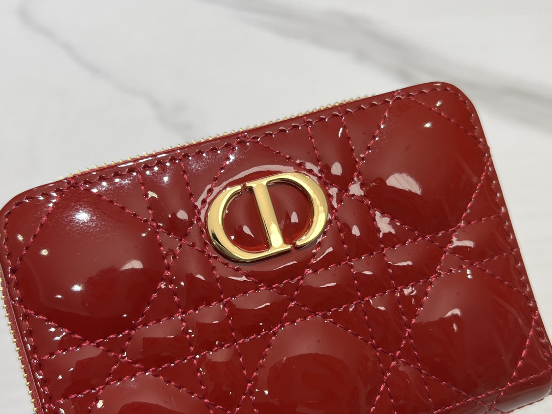 最高級ディオールスーパーコピー ディオール財布コピー Dior Caro Scarlet ウォレット S5032UWHC_M63R レッド - 画像 (7)
