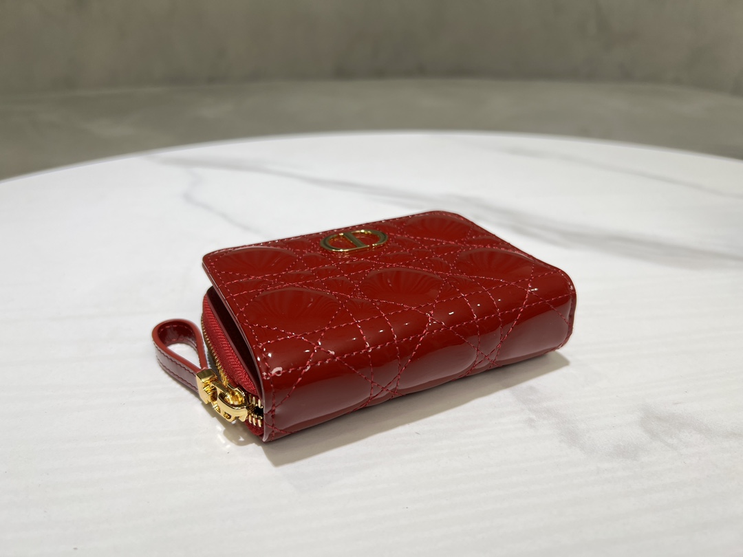 最高級ディオールスーパーコピー ディオール財布コピー Dior Caro Scarlet ウォレット S5032UWHC_M63R レッド - 画像 (6)