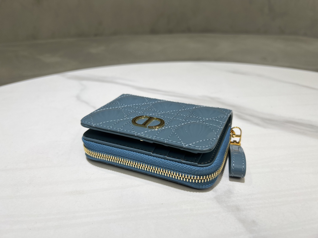最高級ディオールスーパーコピー ディオール財布コピー Dior Caro Scarlet ウォレット S5032UWHC_M81B ストーングレー - 画像 (5)
