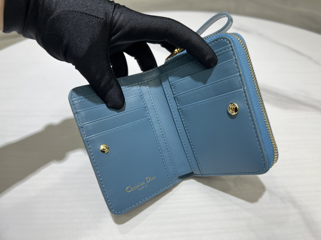 最高級ディオールスーパーコピー ディオール財布コピー Dior Caro Scarlet ウォレット S5032UWHC_M81B ストーングレー - 画像 (3)
