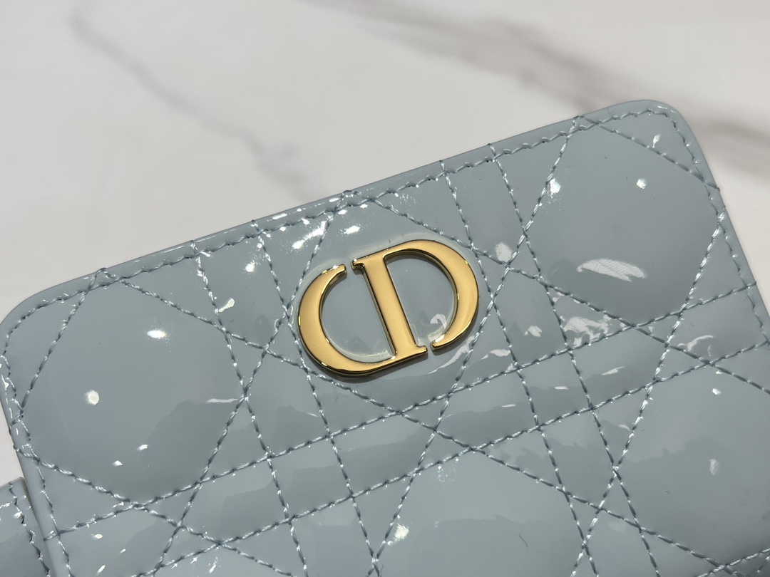 最高級ディオールスーパーコピー ディオール財布コピー Dior Caro Scarlet ウォレット S5032UWHC_M259 セレスティアルブルー - 画像 (7)