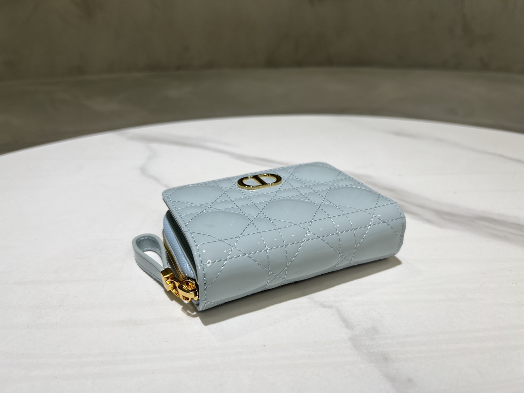 最高級ディオールスーパーコピー ディオール財布コピー Dior Caro Scarlet ウォレット S5032UWHC_M259 セレスティアルブルー - 画像 (5)