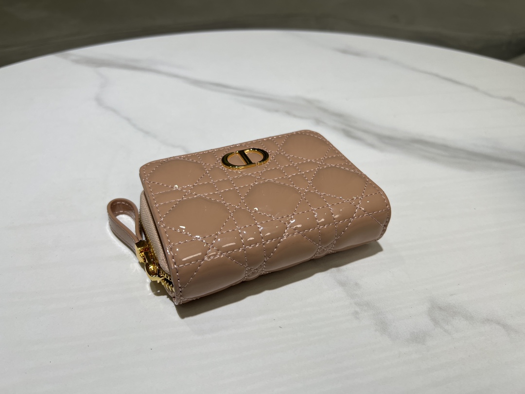 最高級ディオールスーパーコピー ディオール財布コピー Dior Caro Scarlet ウォレット S5032UWHC_M51U ピンクベージュ系 - 画像 (6)